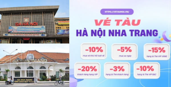 Vé tàu Hà Nội Nha Trang