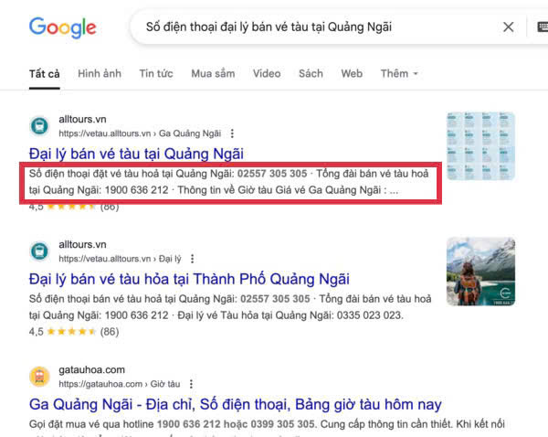 Hành khách yên tâm lựa chọn các đại lý bán vé tàu tại Quảng Ngãi xuất hiện đầu trang