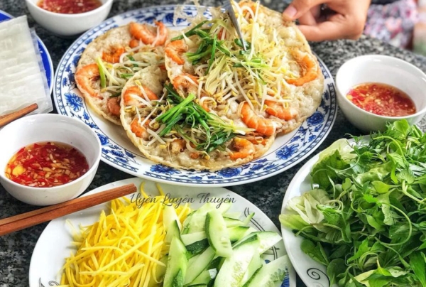 Bánh xèo tôm nhảy Mỹ Cang - Đặc sản ngon khó cưỡng Bình Định