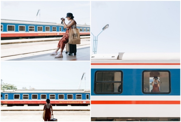 Sống ảo chụp ảnh cùng tàu hoả cực chất