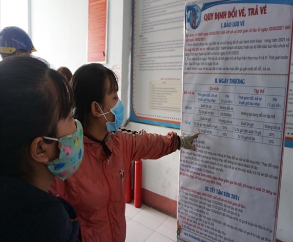 Hành khách cần nắm rõ quy định đổi trả vé tàu hoả