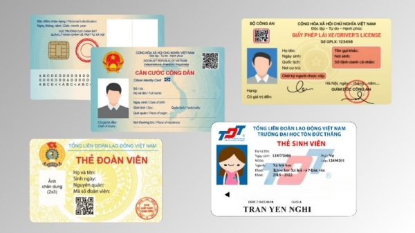 Các giấy tờ thay thế được chấp nhận khi đi tàu hoả