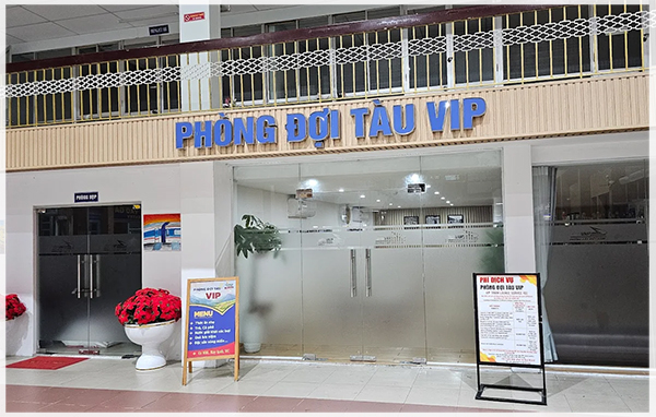 Phòng đợi tàu VIP ga Sài Gòn